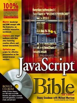 cover image of JavaScript Bible